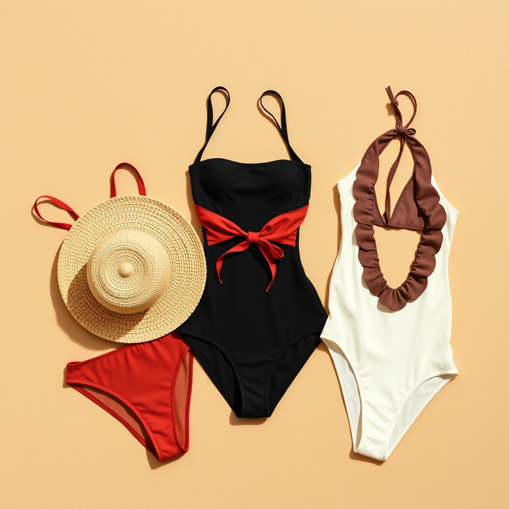 Imagen editorial para Escotes de traje de baño: cómo elegir entre bandeau, halter, sirena y otros